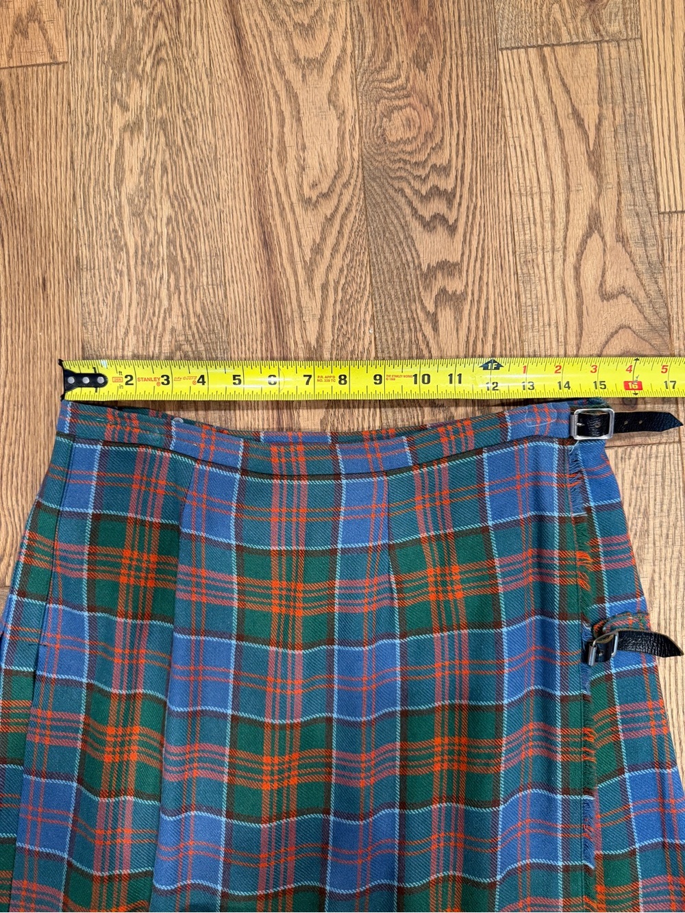 Balmoral Vintage Wool Maxi Kilt Skirt MacDonald of Clanranald Ancient - Picture 10 of 12